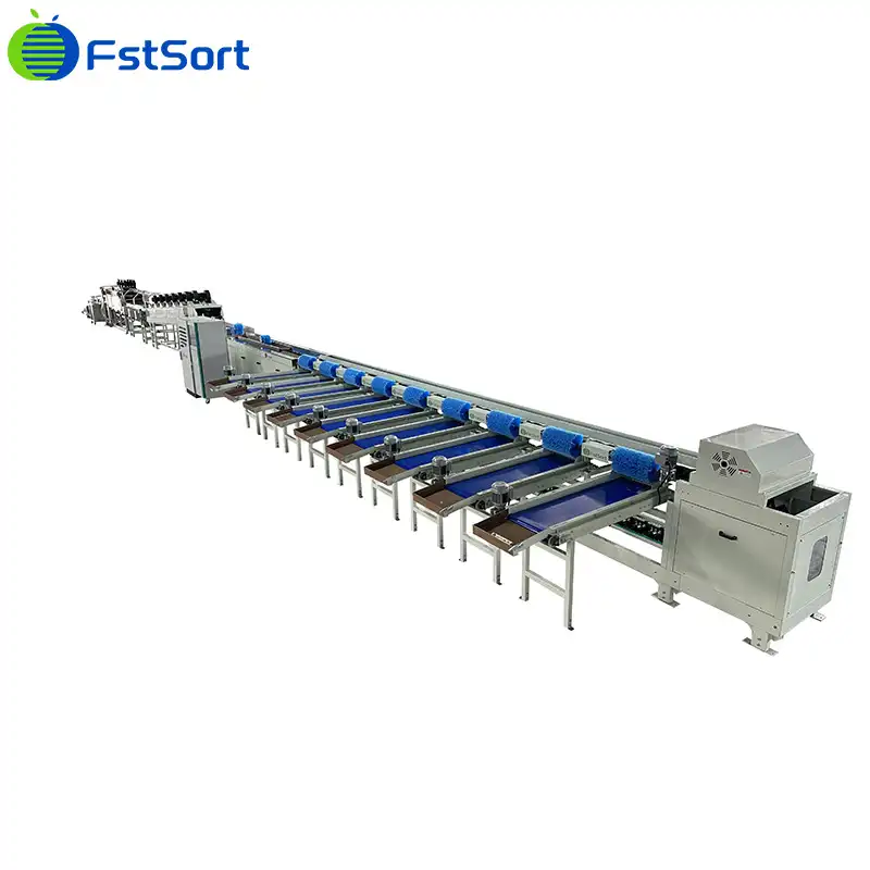 Conference pears grading equipment