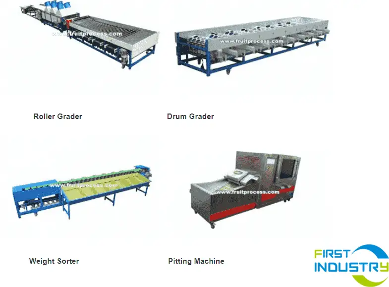 Fruit and vegetable processing machines Fruit and vegetable processing machines