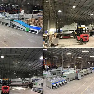 Loading of mandarin sorting waxing machine