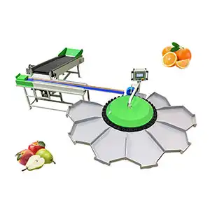 Multifunctional fruit grading machine by weight
