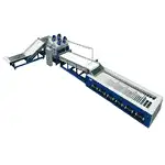 Potato cleaning, sorting, inspection line