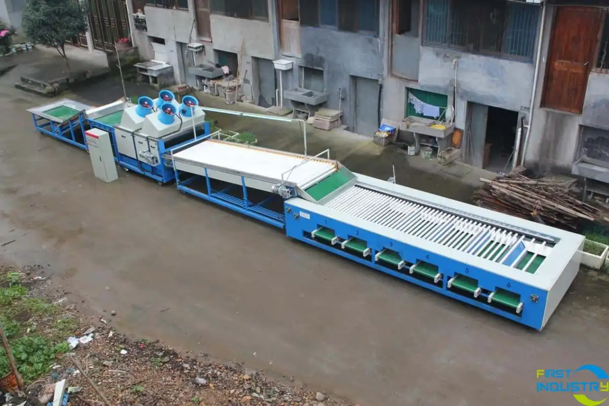 potato cleaning and grading machine line to Bangladesh potato cleaning and grading machine line to Bangladesh