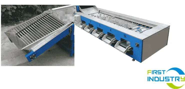 Potato grading machine Potato grading machine