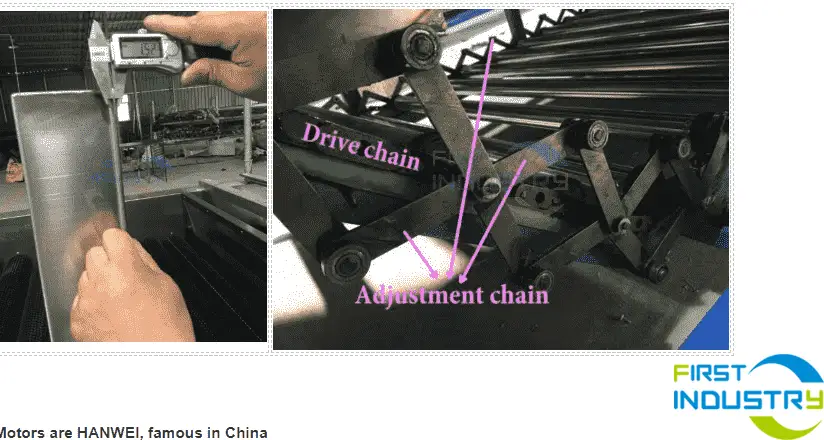 The thickness of rollers& Packaging board The thickness of rollers& Packaging board